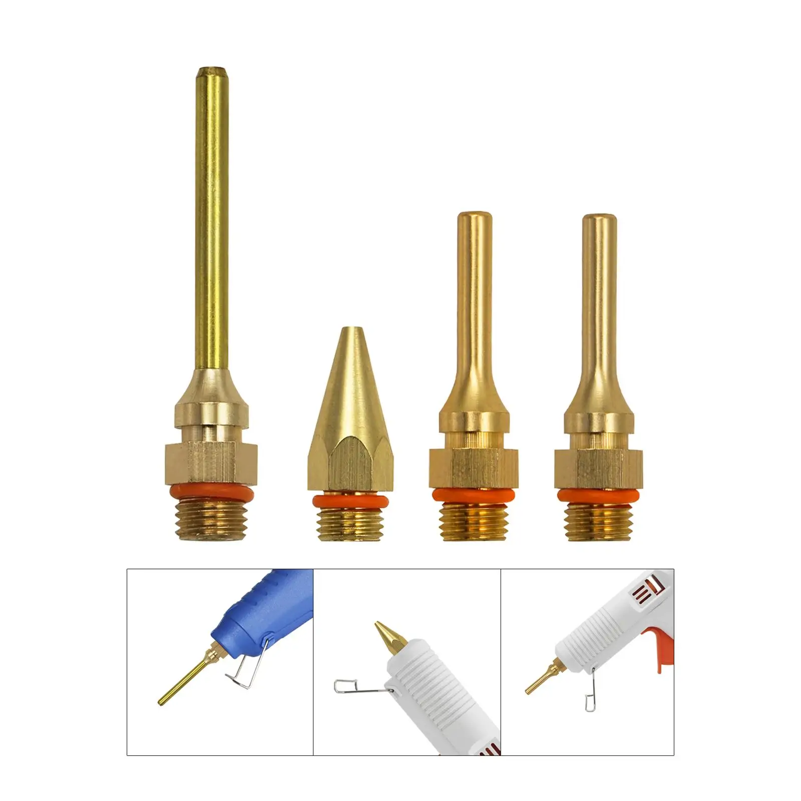 Hot Glue Machine Nozzle, Hot Melt Glue Machine Tip, Supplies Replacement Nozzle