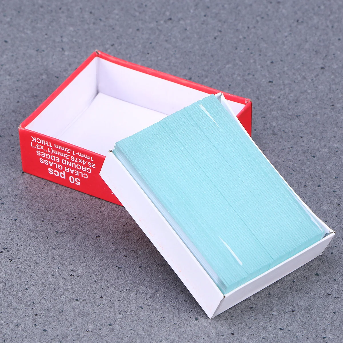 

50Pcs Glass Slide Microscope High Clear Vacuum Glass Microslides 1.0-1.2mm No Bubble No Scratch Medical Education Research