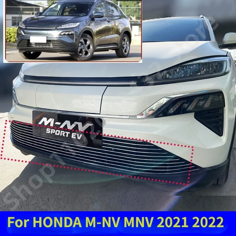 

For HONDA M-NV MNV 2021 2022 Body Kit High-quality Stainless Steel Front Lower Grill Grille Cover Trims Refit Racing Grills