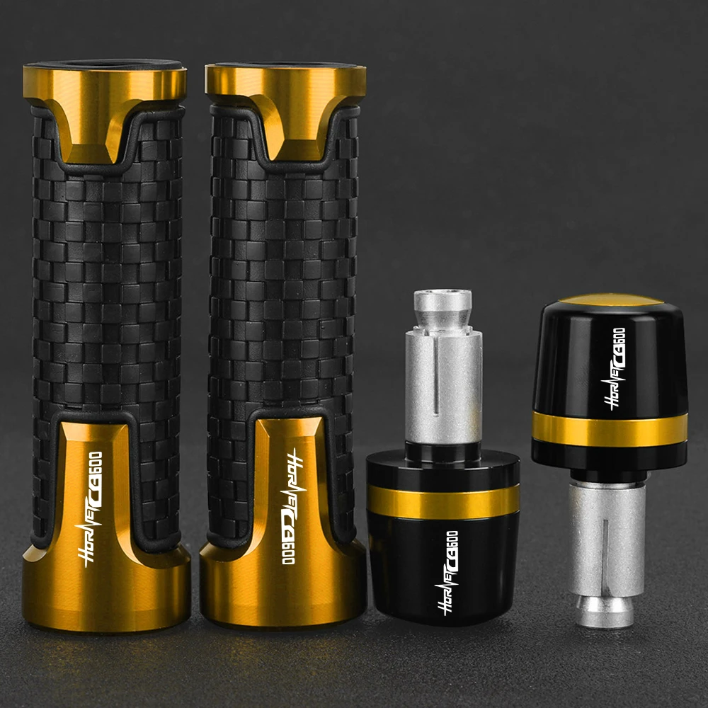 

FOR HONDA CB600HORNET CB600 CB 600 HORNET 1998-2006 2005 2004 2003 7/8" 22MM Motorcycle Handlebar Grips Handle Bar Cap End Plugs