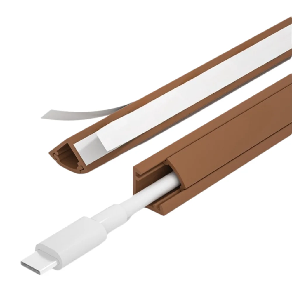 High Quality Paintable Corner Cable Concealer Triangle 100cm Cable Hider PVC Self Adhesive Wire Cover Baseboard Ceiling