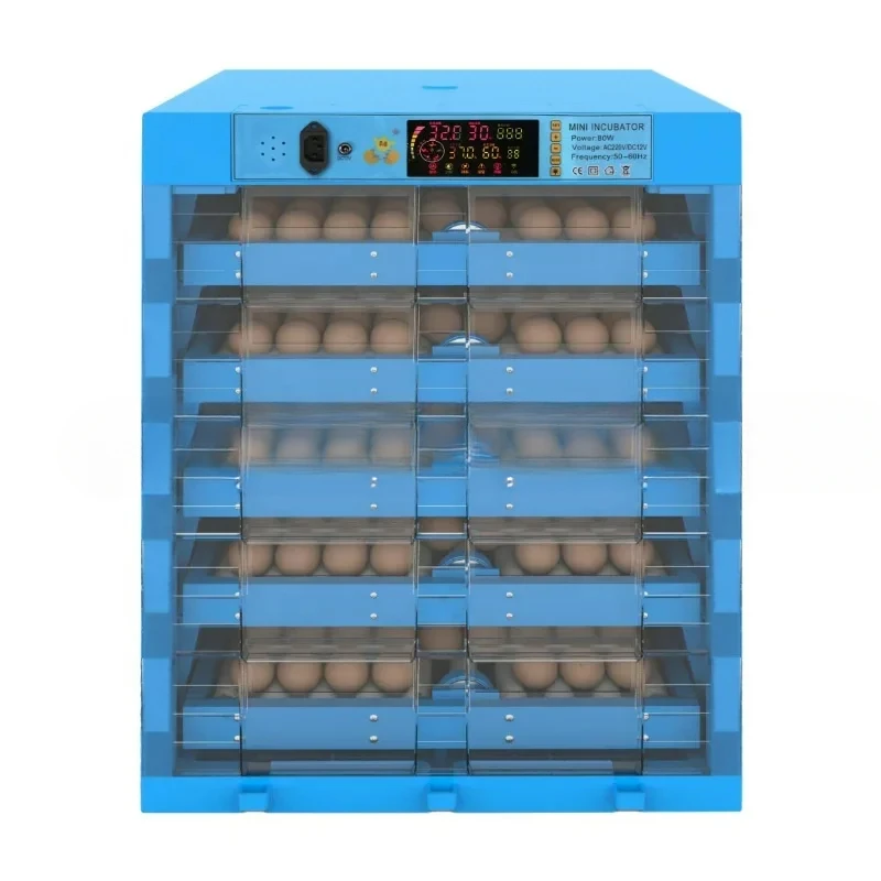 Small Household Incubator36/64/128/192/256 Eggs Roller Mini Incubator Multifunctional Automatic Incubator