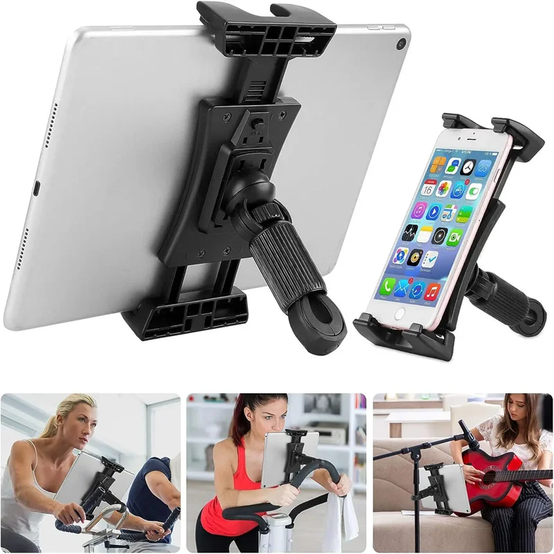 Universal Laptop Stand Microphone Gym Mount Clamp On Tablet Clip Stand Bracket for Ipad Pro Xiaomi Samsung Tablet Stand Holder