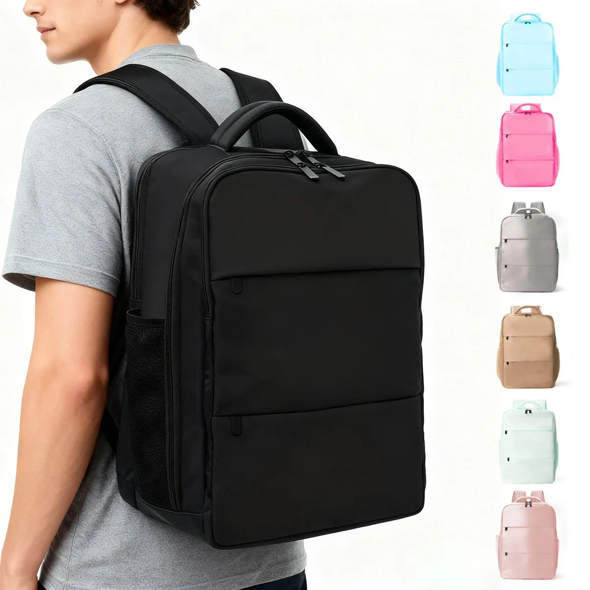 

Трансграничные мужские и женские рюкзаки, многофункциональная классификация для сухой и влажной уборки большой вместимости, деловой три на короткие расстояния.