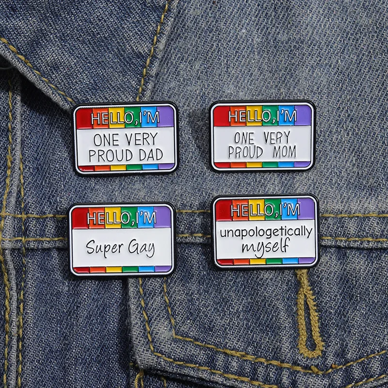 Love is Love Rainbow Enamel Pins Custom LGBT Stamp Brooches Bag Clothes Lapel Pin Partner Lovers Badge Jewelry Gift for Friends