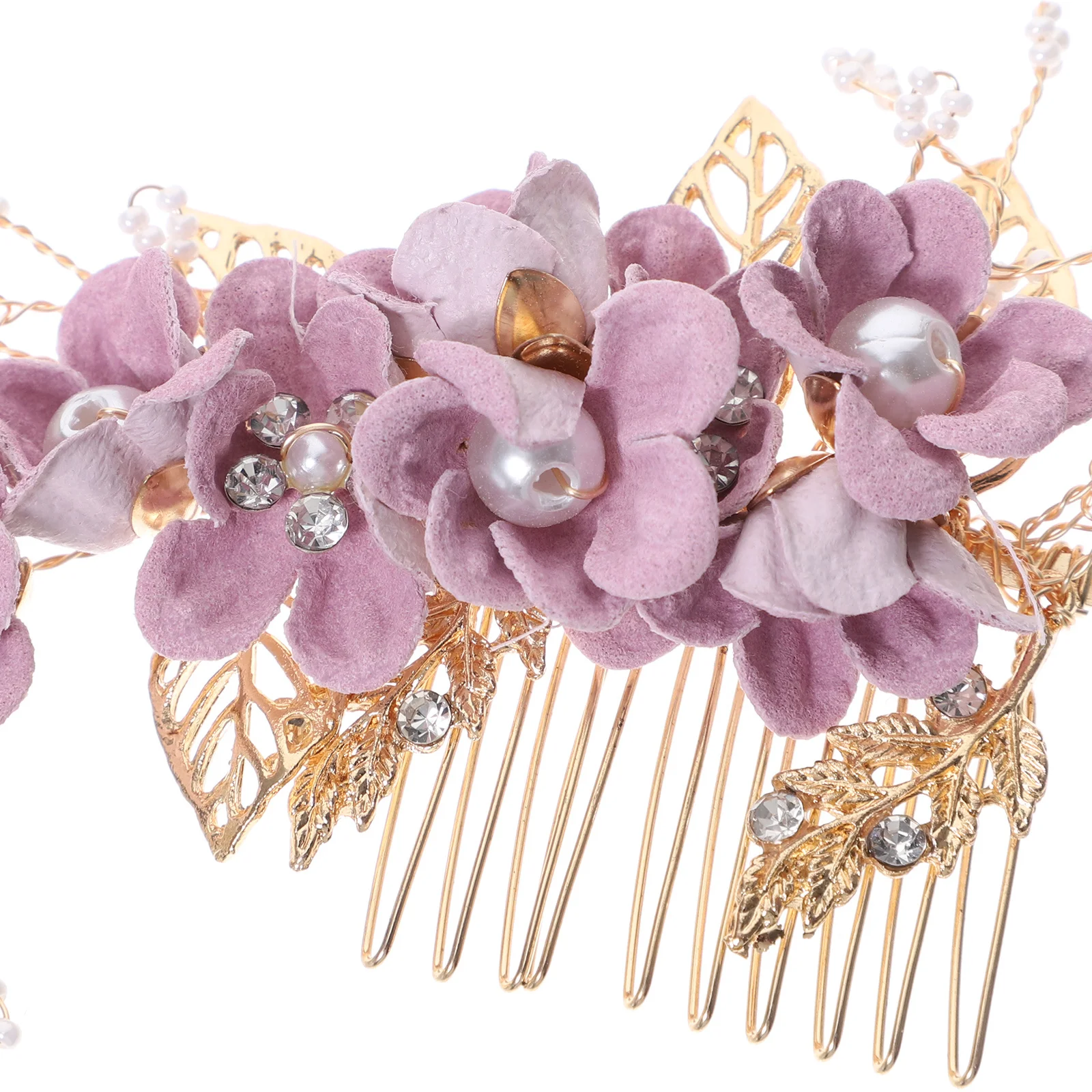 

4Pcs Elegant Bridal Headdress Wedding Hair Comb Accessories Flower Decor for Bride Bridesmaid Birthday Photo Shoots