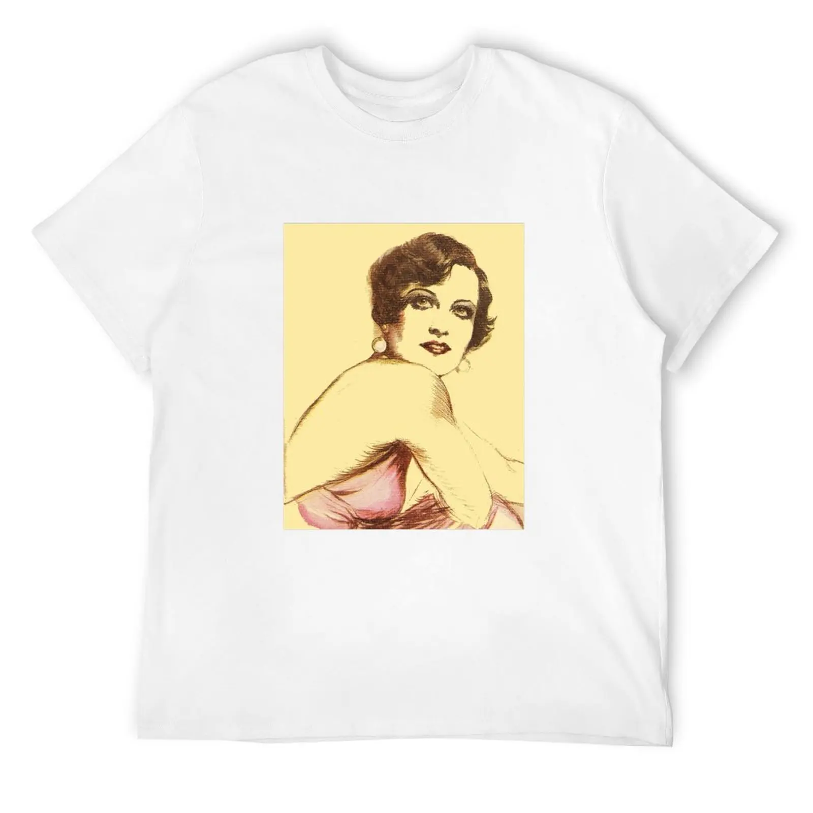 Gorgeous young flapper Joan Crawford The Jazz Age icon T-Shirt boys whites summer shirt street wear mens t shirts pack