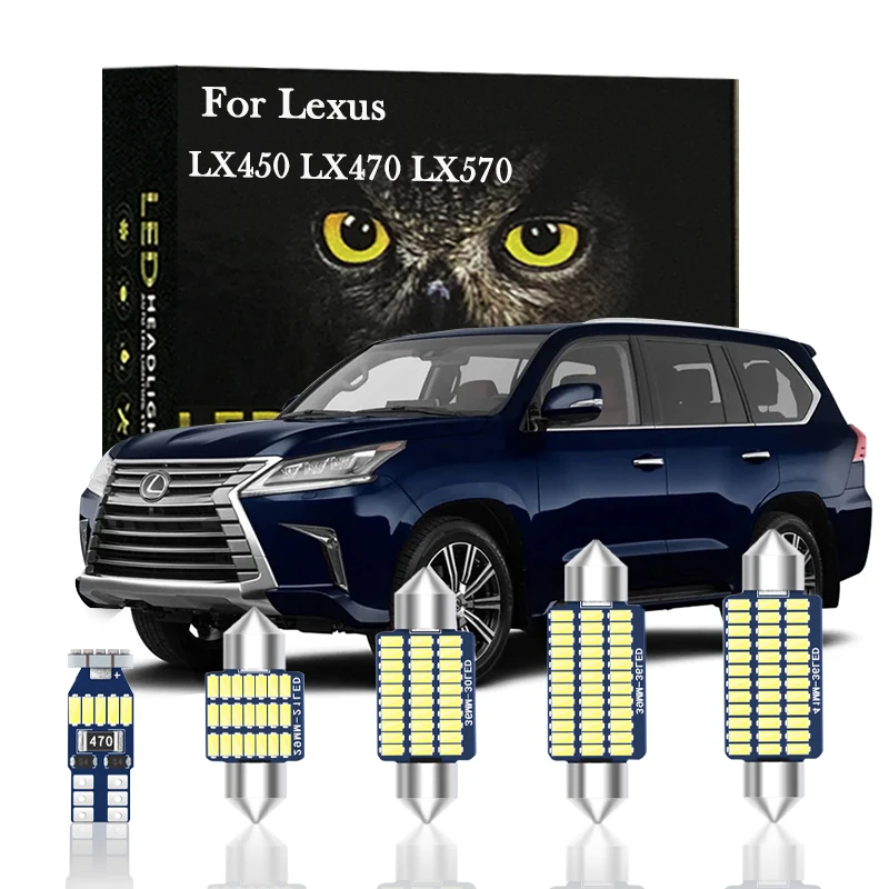 Canbus Interior Light LED For Lexus LX450 LX470 LX570 LX 450 470 570 1999 2001 2010 2012 2013 2016 2007 2020 Accessories