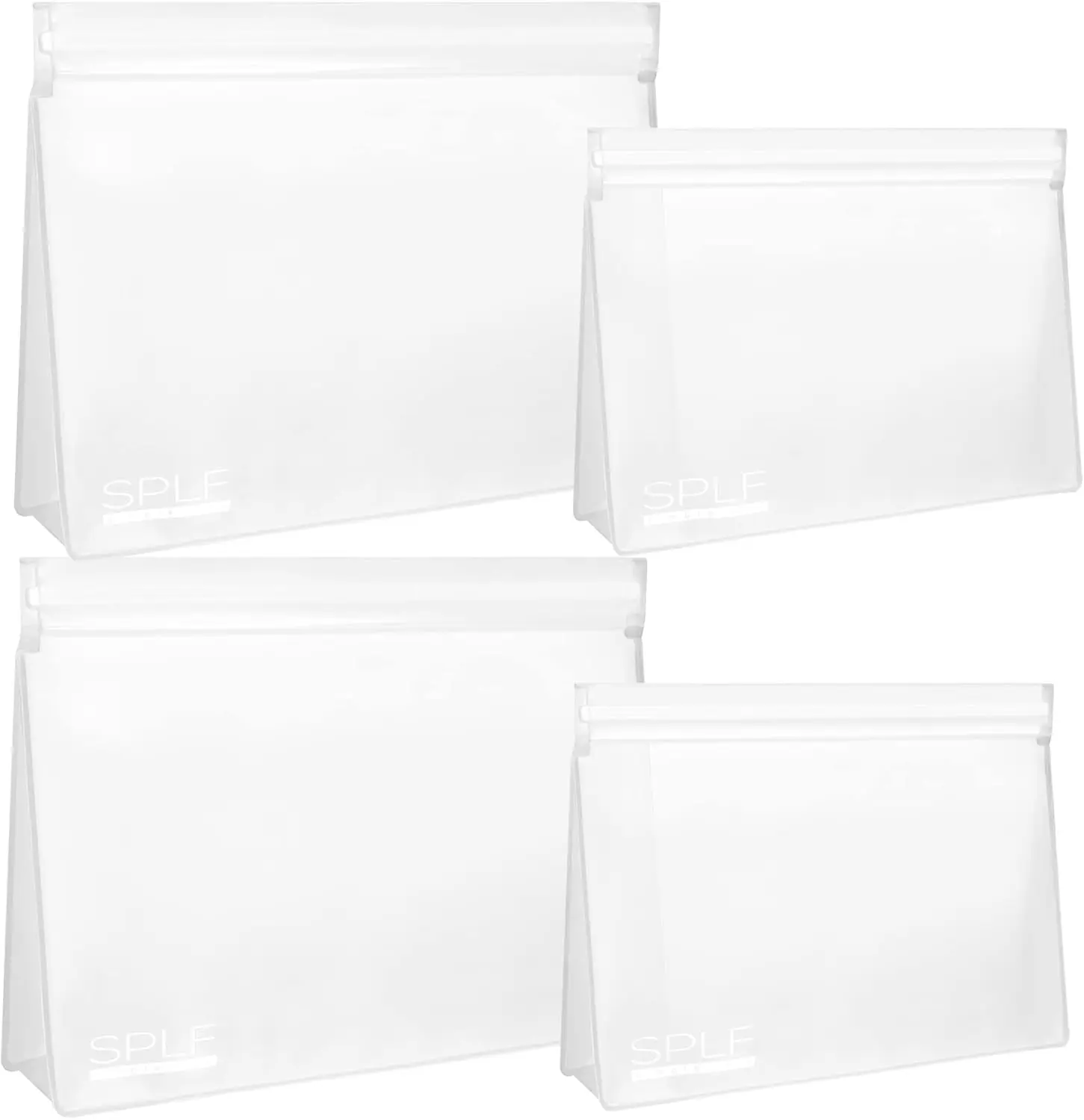 

Набор из 4 герметичных прозрачных косметичек, одобренных TSA, с застежкой-молнией, для путешествий