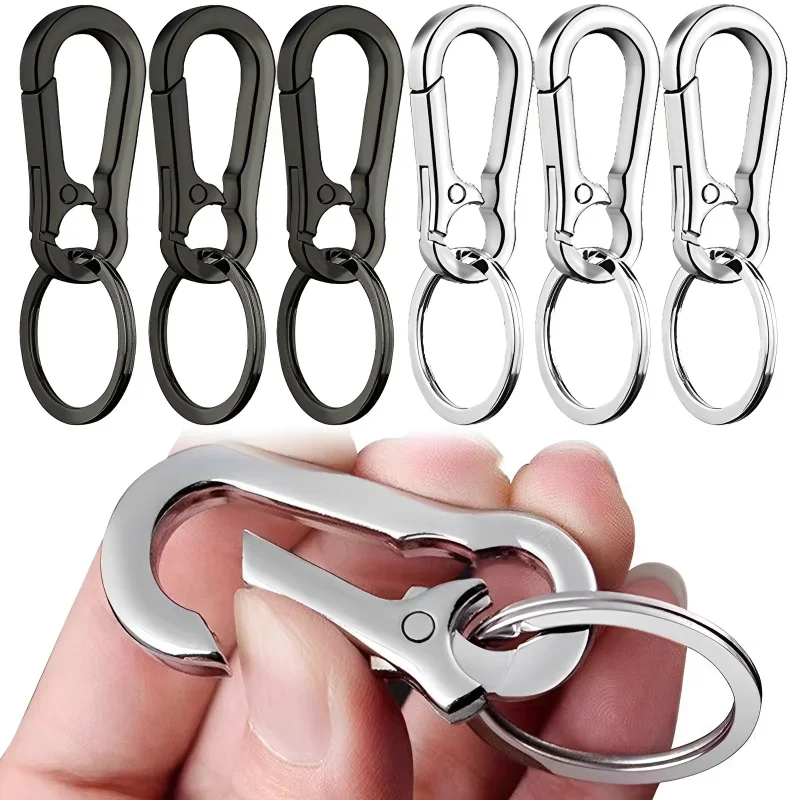 1/3/5Pcs Metal Gourd Buckle Keychain Climbing Hook Car Keychain Strong Carabiner Shape Keychain Accessories Vintage Key Chain