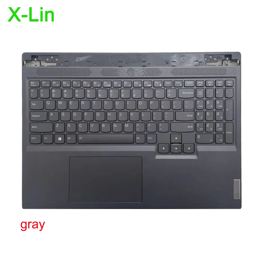 teclado de retroiluminacao para lenovo legion tampa superior palm rest shell slim 16aph8 irh8 y7000p r7000p 2023 ap75m000521 5cb1l56010 01