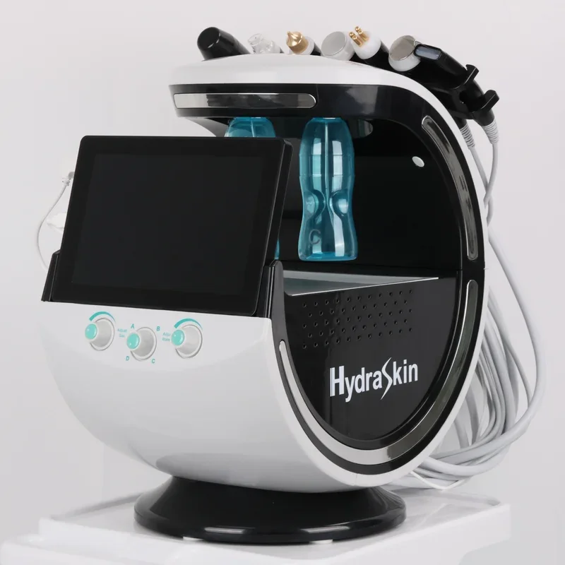 NEW 7 In1 Hydro Facial Machine 2024 Professional Ultrasonic Skin Rejuvenation Dermabrasion Hyperbaric Oxygen Facial Machine Deep