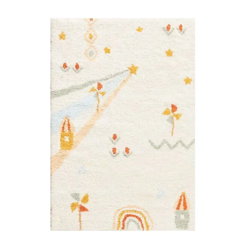 Tapis en cachemire Catone Ins Wind pour chambre à coucher, lea, chambre d\'enfant, salon, lit, sol entier, polymères 216.239., mignon