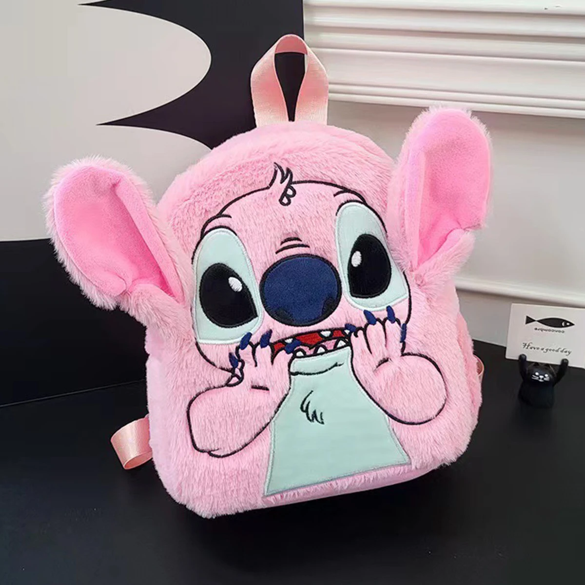 Disney\'s Lilo & Stitch knapsack Cartoon Cute Stitch Backpack Boys girls Schoolbag Children\'s toy gifts Travelling Storage bag