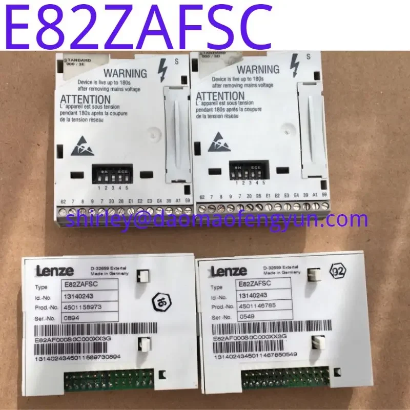 Used E82ZAFSC frequency converter communication interface module