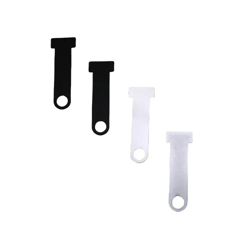 

Black/Silver Universal Steel Motocycle Scooter Biker Helmet Strap D-Ring Lock Extensions