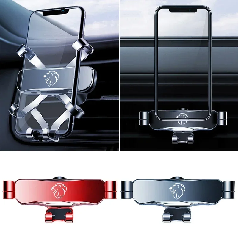 

Gravity Car Phone Holder Air Vent Support For Peugeot 208 3008 308 2008 207 107 508 607 106 406 407 307 206 301 Accessories