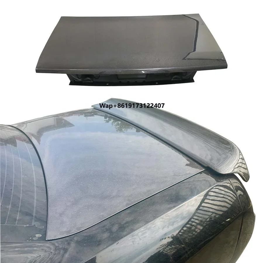 OEM Style Carbon Fiber Trunk Lid for Challenger with 3k Twill Weave 2 Year Warranty Retrofit/Upgrade Kit