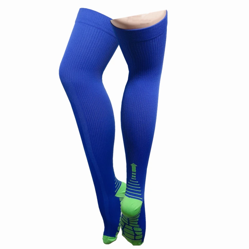 1 Pair Long Stockings Sports Fitness Running Knee Length Socks High Length Compression Socks Pressure Slimming Yoga Socks