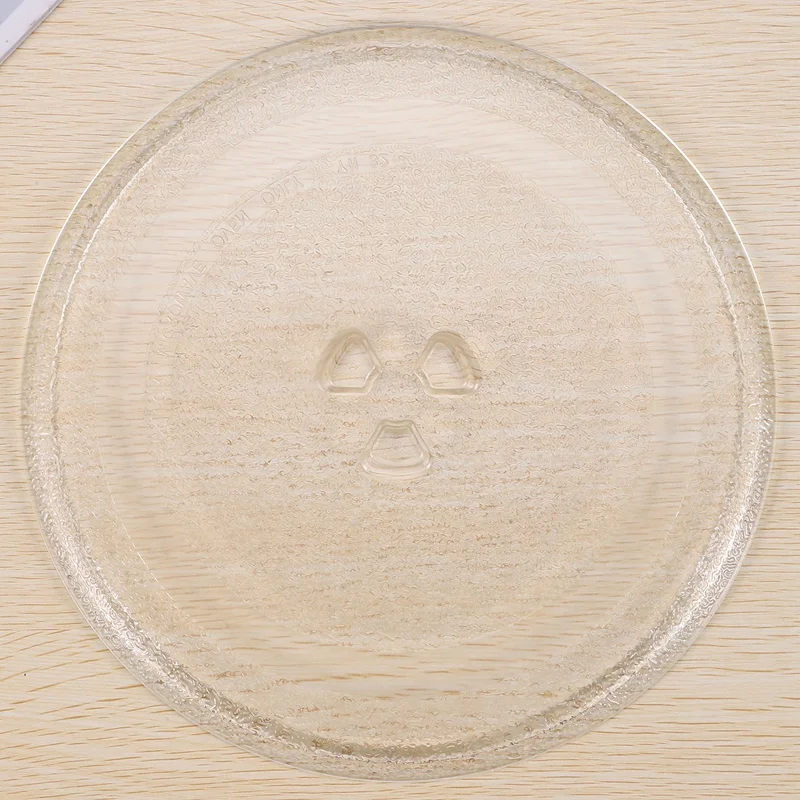 9.6 Inch Microwave Plate Spare Microwave Dish Durable Universal Microwave Turntable Glass Plates Round Replacement Plate