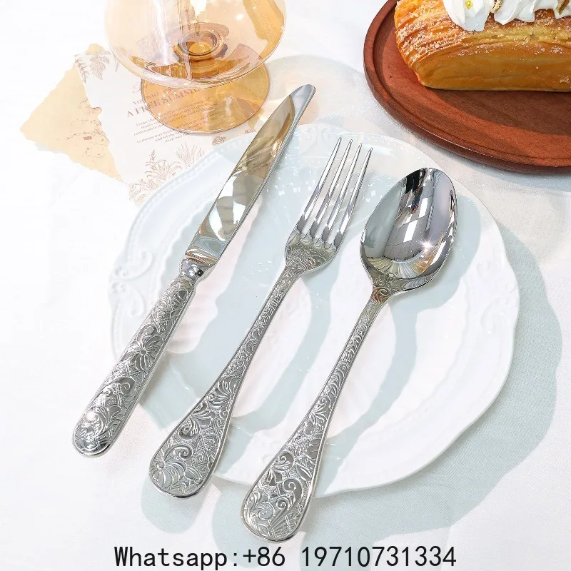 Forging and Forming Stainless Steel Western Tableware Set
