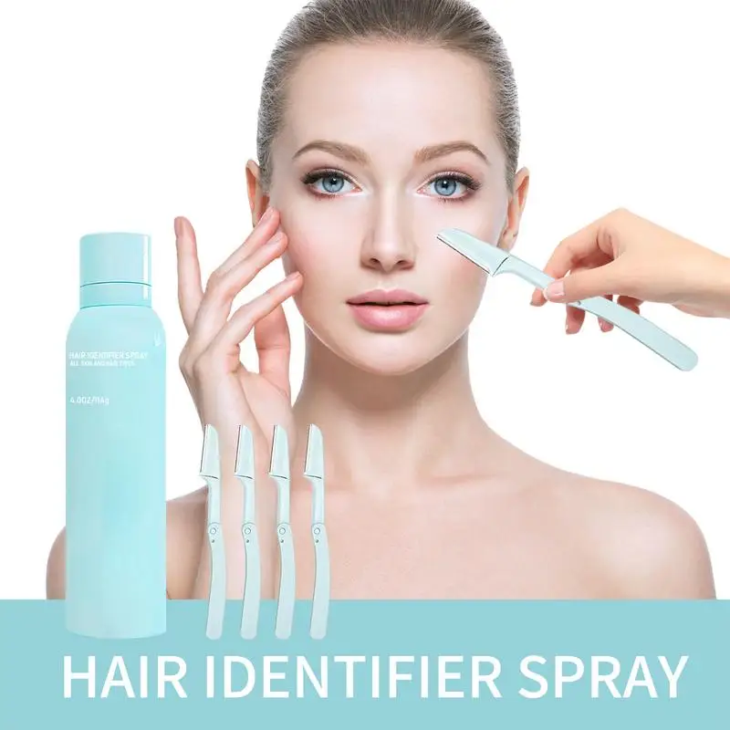 Hair Identifier Spray Facial hair recognition spray Face Hair Shaving Spray hair removal spray Hair Identifying Spray