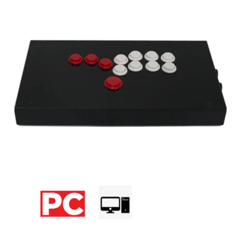 All Buttons Hitbox Style Arcade Game Console Joystick Fight Stick Game Controller For PS4/PS3/PC Sanwa OBSF-24 30