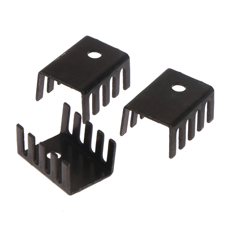 

10Pcs Aluminum TO-220 Heatsink, 19*15*10MM Alloy Cooler Radiator for 7805 7815