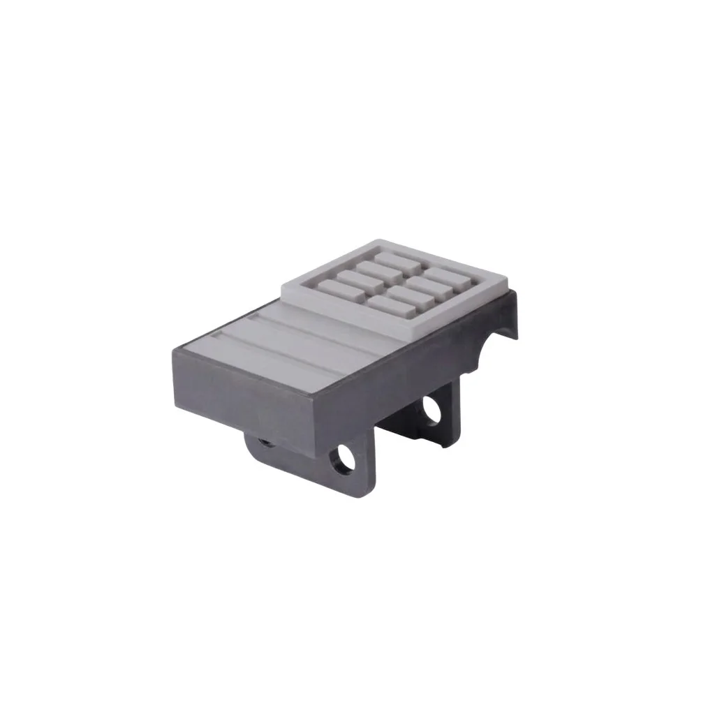 Rubber Nylon Conveyance Pad 80x48mm Designed for HSK For Edge Banding Systems Supporting Conveyor Chain Movement in Woodshops