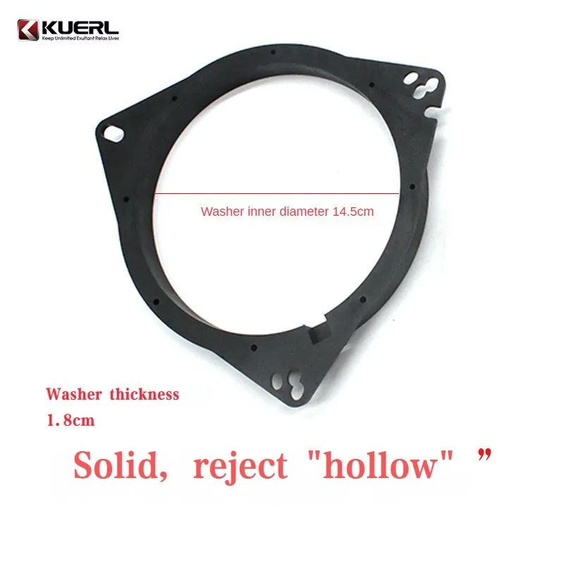 1 Pair of 6.5 Inch Car Speaker Pad Solid Adapter Horn Bracket Car Speaker Base Subwoofer Mounting Bracket for Toyota Nissan