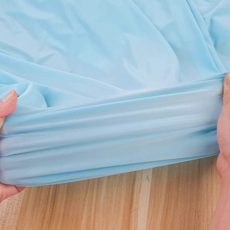 

Stretch Icy Silk Satin Fabric Summer Sunproof Sleeve Lining Blouse Dress Vest Soft Breathable Cooling Fashion Clothing Fabric