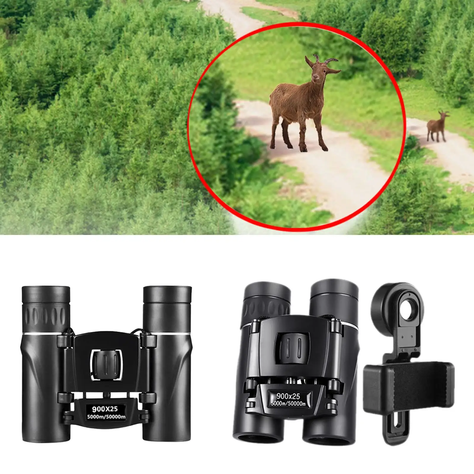 Binoculars Telescope Sensory Toys Educational Learning Mini Compact Binoculars