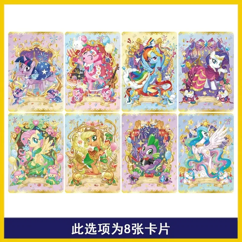 KAYOU Genuine My Little Pony Card Friendship Eternal 6 7 8 Huiyue Series SC SLR SGR UR Cute Princess Anime Collectible Cards Toy