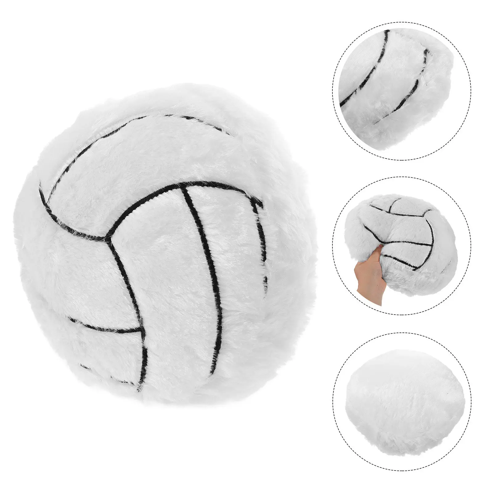 

Volleyball Pillow Soft Decorative Stuffed Pillow for Sports Fans Car Use Pillows Car Pillows Decor