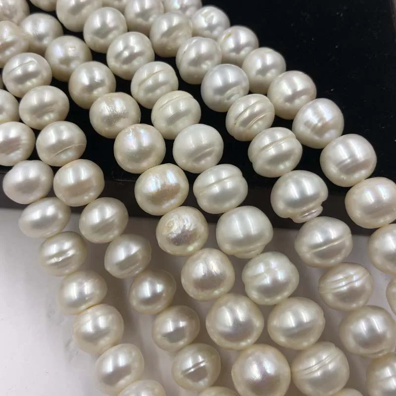 [ELEISPL Wholesale 4 Strands 10-11mm Freshwater Pearl Loose Strings Pink Or White #22010284