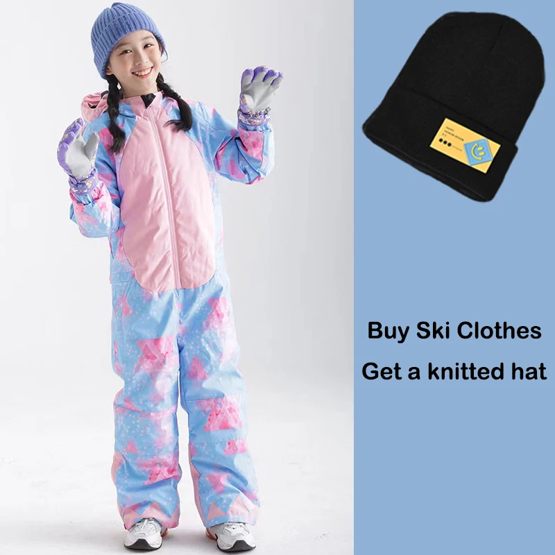 Ski Set 2025 Snowboard Wear Sport Kid Snow Overalls Winter Children Waterproof Jumpsuits Windproof 1PS Skiing Suites Ski Clothes