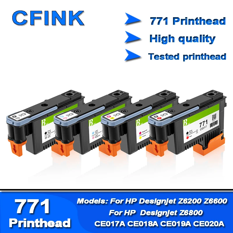 

Для замены печатающей головки HP 771 для принтера HP Designjet Z6200 Z6600 Z6800 CE017A CE018A CE019A CE020A