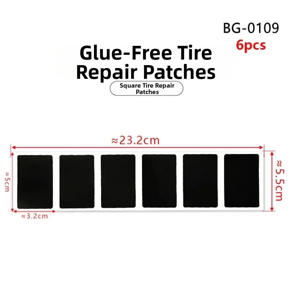 1pc/1sheet Multistyles Bike Tire Patch Repair Tool BlackWhite PE Quick Drying Fast Tyre Tube Glueless Patch Bicycle Fix