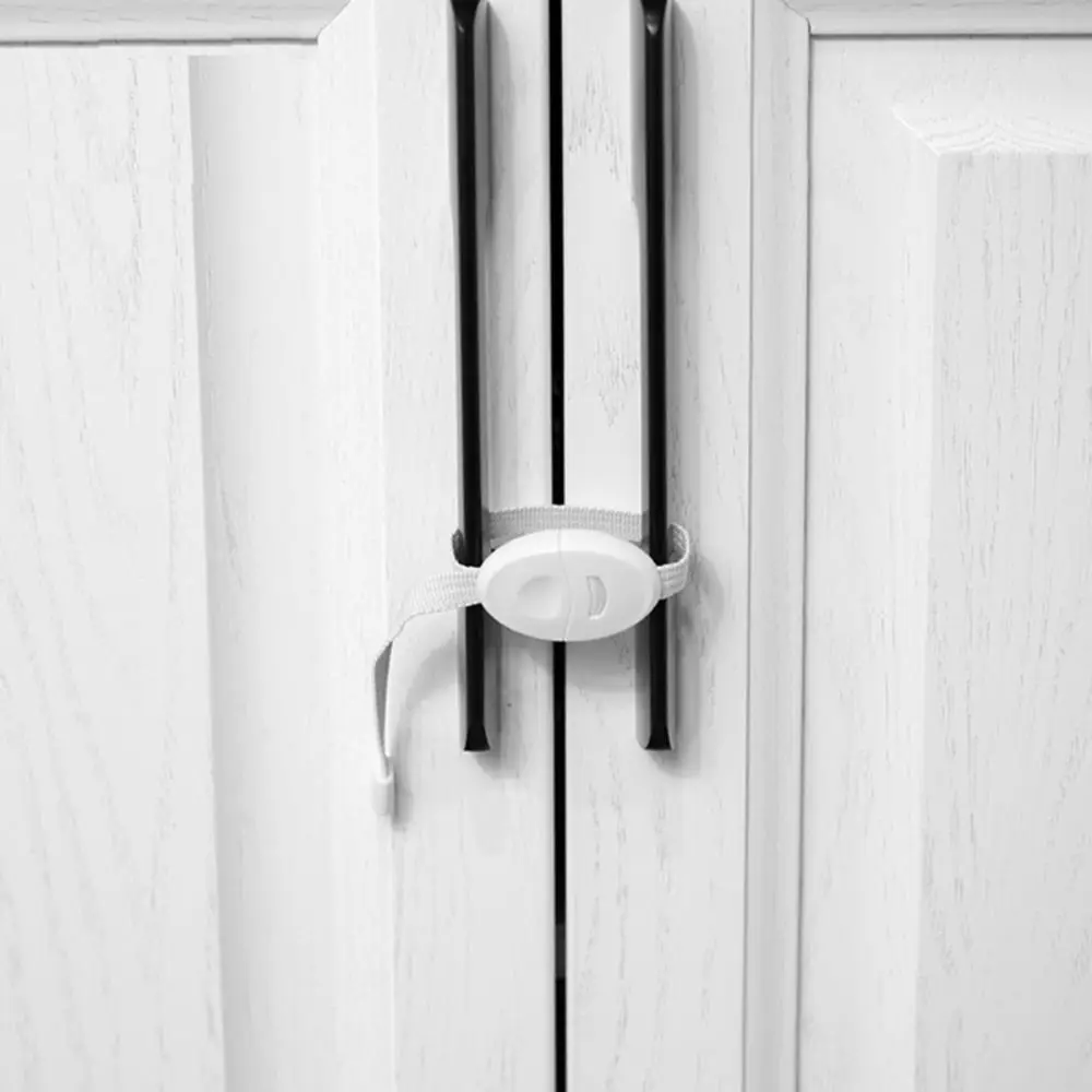 4Pcs/set Child Anti-pinch Safety Cabinet Door Lock Baby Kids Toddlers Infant Security Protection Cabinet Window Door Interlocks