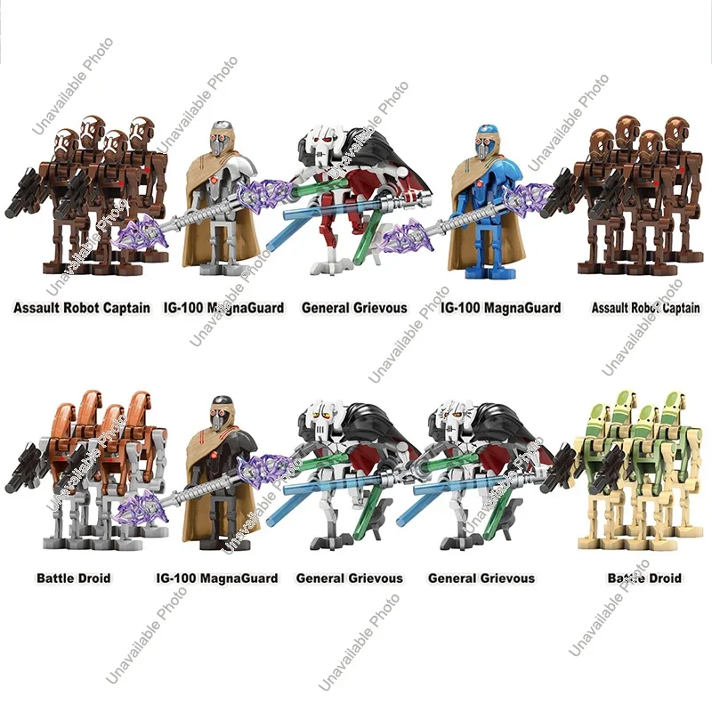 Juguetes calientes nuevo capitán Star Wars TV6111 bloques de construcción batalla droide General Grievous IG-100 MagnaGuard ladrillos figuras de acción Juguetes