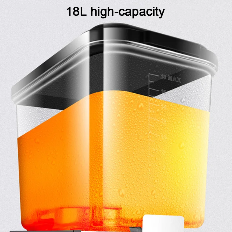 20L Commercial Use Beverage Juice Refrigeration Drink Machine Single-Cylinder Beverage Dispenser for Juice Milkshake Coffee Soda