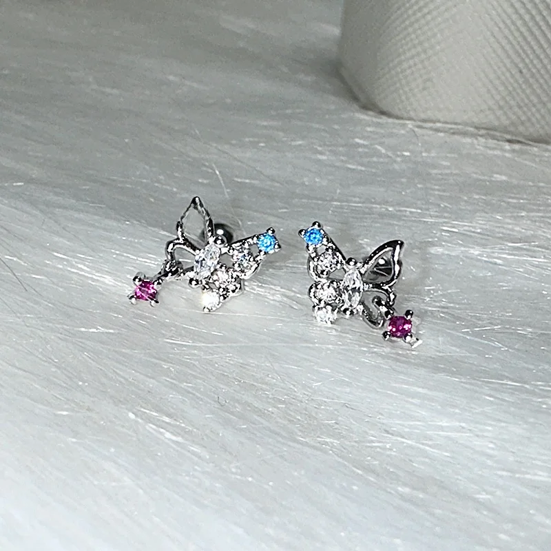 brincos-de-orelha-assimetricos-borboleta-joias-femininas-da-moda-ear-cuff-laranja-estilo-doce-amor-marinho-liga-coreana-ba