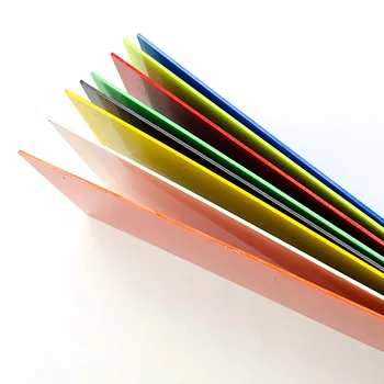 1 parça çoklu renkler G10 kolu spacer malzeme Diy bıçak sapı sap malzeme aksesuarları için 1mm kalınlığı