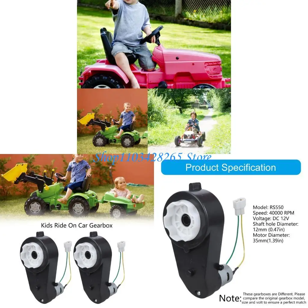 

Моторные коробки передач установку 12V двигатель для модификации электрического игрушечного автомобиля G2TE