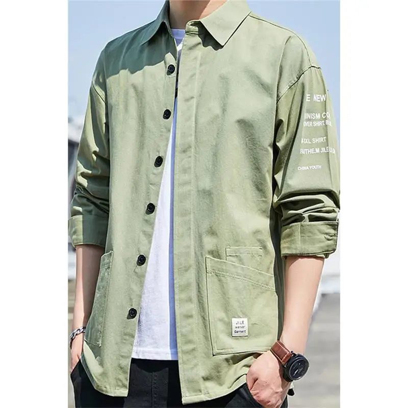 

Men's Spring Autumn Thin Work Shirt Quick Dry Breathable Elastic Workwear Casual Long Sleeve Button up Dirt Resistant Shirt