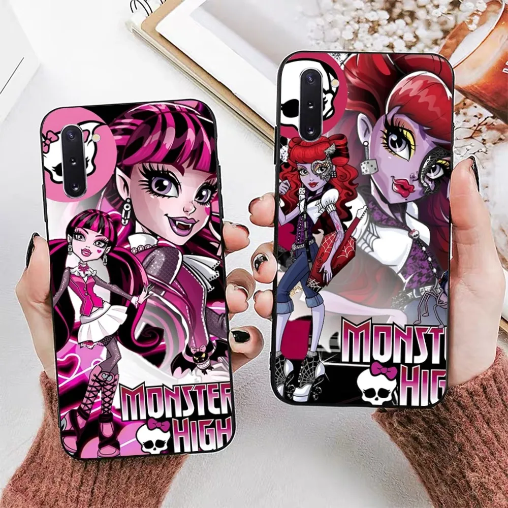 M-Monsters H-High S-School Girl Phone Case For Samsung Note 8 9 10 20 pro plus lite M 10 11 20 30 21 31 51 A 21 22 42 02 03