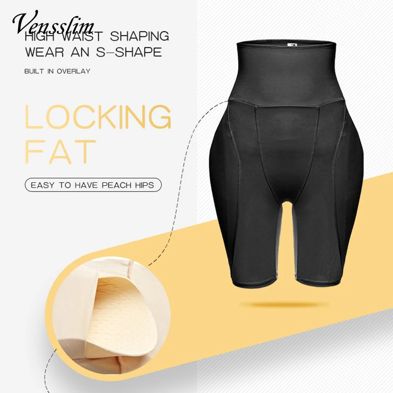 Vensslim Butt Lifter Shapewear Body Shaper Shorts Women Paded Panties Tummy Control Panties Hip Enhancer Waist Trainer Underwear