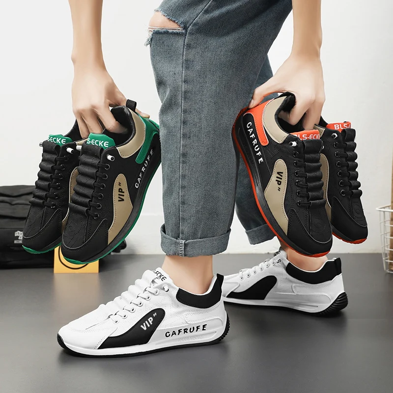 

Simple daily men's outdoor leisure sports new fashion men's running shoes lightweight breathable casual shoes