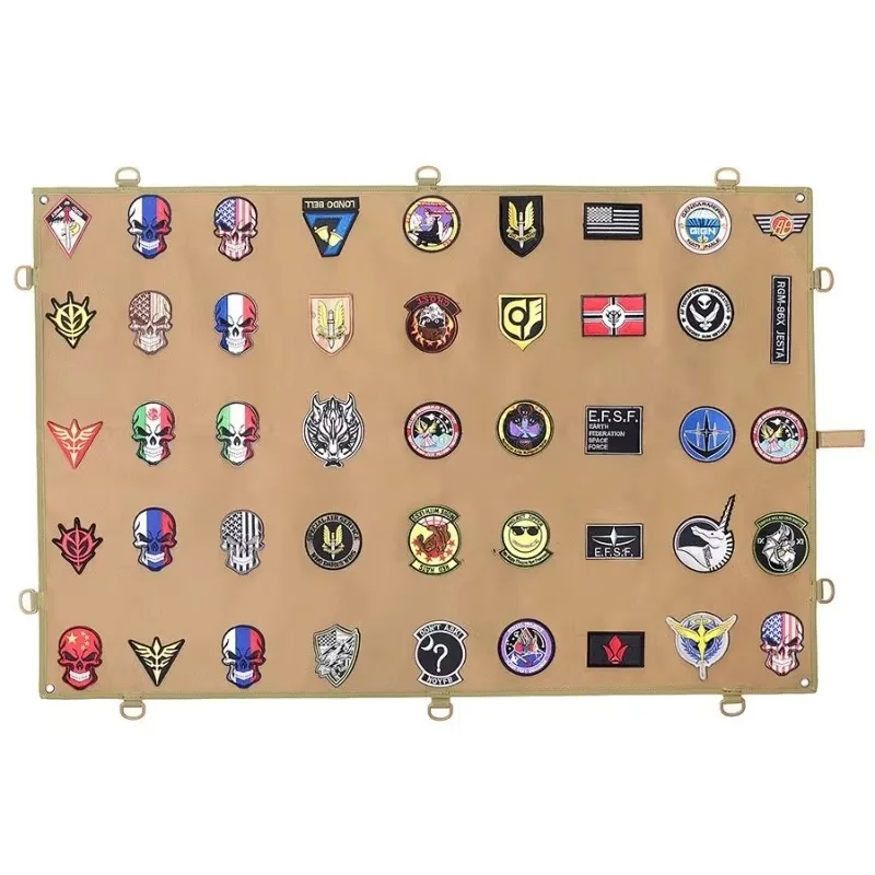 Tactical Patch Display Board Patch Holder Folding Mat Foldable DIY Badge Paste Pad Patches Tool Organizer