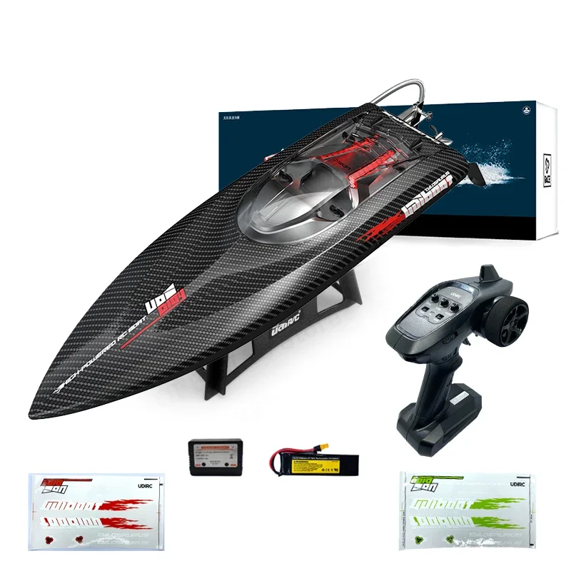 UDIR/C UDI022 RC Boat 50Km/H High Speed Waterproof 2.4GHz Radio Control Brushless RC Speed Alloy Steel Boat Toys